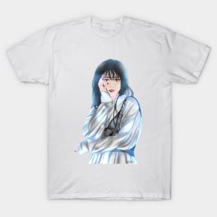 Black Hair T-Shirt